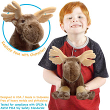 Load image into Gallery viewer, Martin The Moose | 10.5 Inch Stuffed Animal Plush | By Tiger Tale Toys
