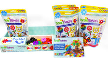 Load image into Gallery viewer, Bundle | 6 x  120 pc Brain Flakes Multicolor resealable pouches + Display | Save 30%
