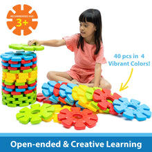 Load image into Gallery viewer, Brain Flakes 40 Piece Big Clicks Set - A Great Stem Toy for Both Boys and Girls
