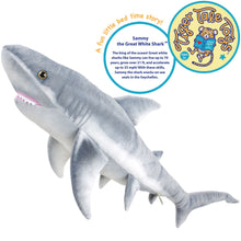 Load image into Gallery viewer, Sammy The Shark | 36 Inch Stuffed Animal Plush | By TigerHart Toys
