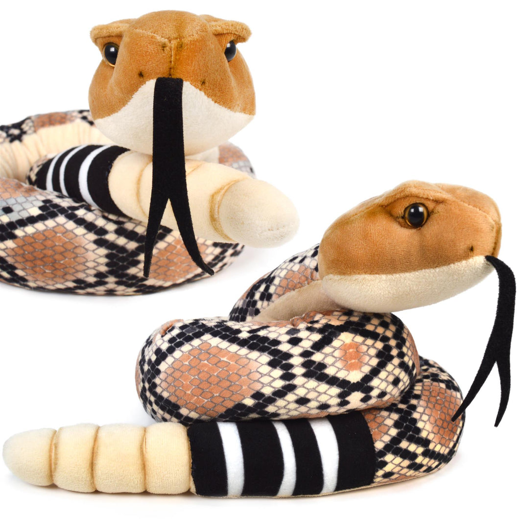 Rambo The Rattlesnake | 54 Inch Stuffed Animal Plush | By TigerHart Toys