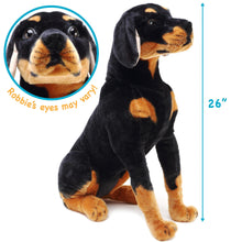 Load image into Gallery viewer, Robbie The Rottweiler | 27 Inch Stuffed Animal Plush | By TigerHart Toys
