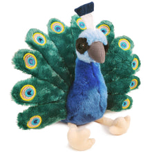 Load image into Gallery viewer, Pakhi The Peacock | 11 Inch Stuffed Animal Plush | By TigerHart Toys
