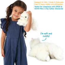 Load image into Gallery viewer, Puff The Persian Cat | 13 Inch Stuffed Animal Plush | By TigerHart Toys
