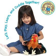 Load image into Gallery viewer, Riley The Rooster - 8 Inch Chicken Stuffed Animal Plush
