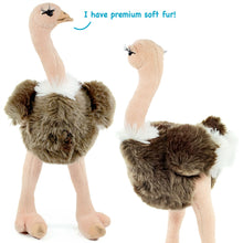 Load image into Gallery viewer, Ola The Ostrich | 12 Inch Stuffed Animal Plush | By TigerHart Toys
