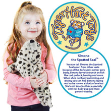 Load image into Gallery viewer, Simona The Spotted Seal | 15 Inch Stuffed Animal Plush | By TigerHart Toys
