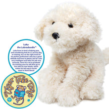 Load image into Gallery viewer, Luka The Labradoodle | 12 Inch Stuffed Animal Plush | By TigerHart Toys
