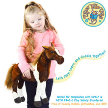 Load image into Gallery viewer, Hanna The Horse | 16 Inch Stuffed Animal Plush | By TigerHart Toys
