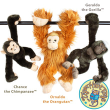 Load image into Gallery viewer, Chance The Chimpanzee | 15 Inch Stuffed Animal Plush | By TigerHart Toys
