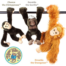 Load image into Gallery viewer, Geraldo The Gorilla | 15 Inch Stuffed Animal Plush
