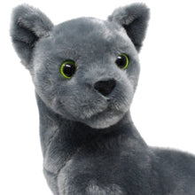 Load image into Gallery viewer, Rae The Russian Blue Cat | 13 Inch Stuffed Animal Plush
