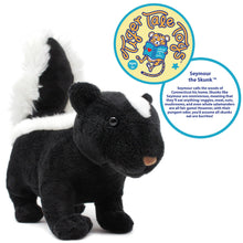 Load image into Gallery viewer, Seymour The Skunk | 9 Inch Stuffed Animal Plush
