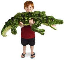 Load image into Gallery viewer, Kuwat The Saltwater Crocodile | 56 Inch Stuffed Animal Plush
