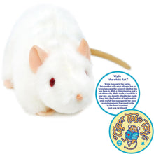 Load image into Gallery viewer, Wylie The White Rat | 7 Inch Stuffed Animal Plush
