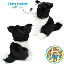Load image into Gallery viewer, Borna the Border Collie | 11 Inch Stuffed Animal Plush
