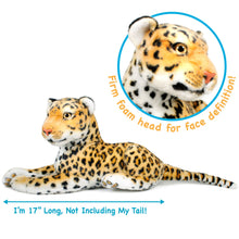 Load image into Gallery viewer, Leah The Leopard | 20 Inch Stuffed Animal Plush
