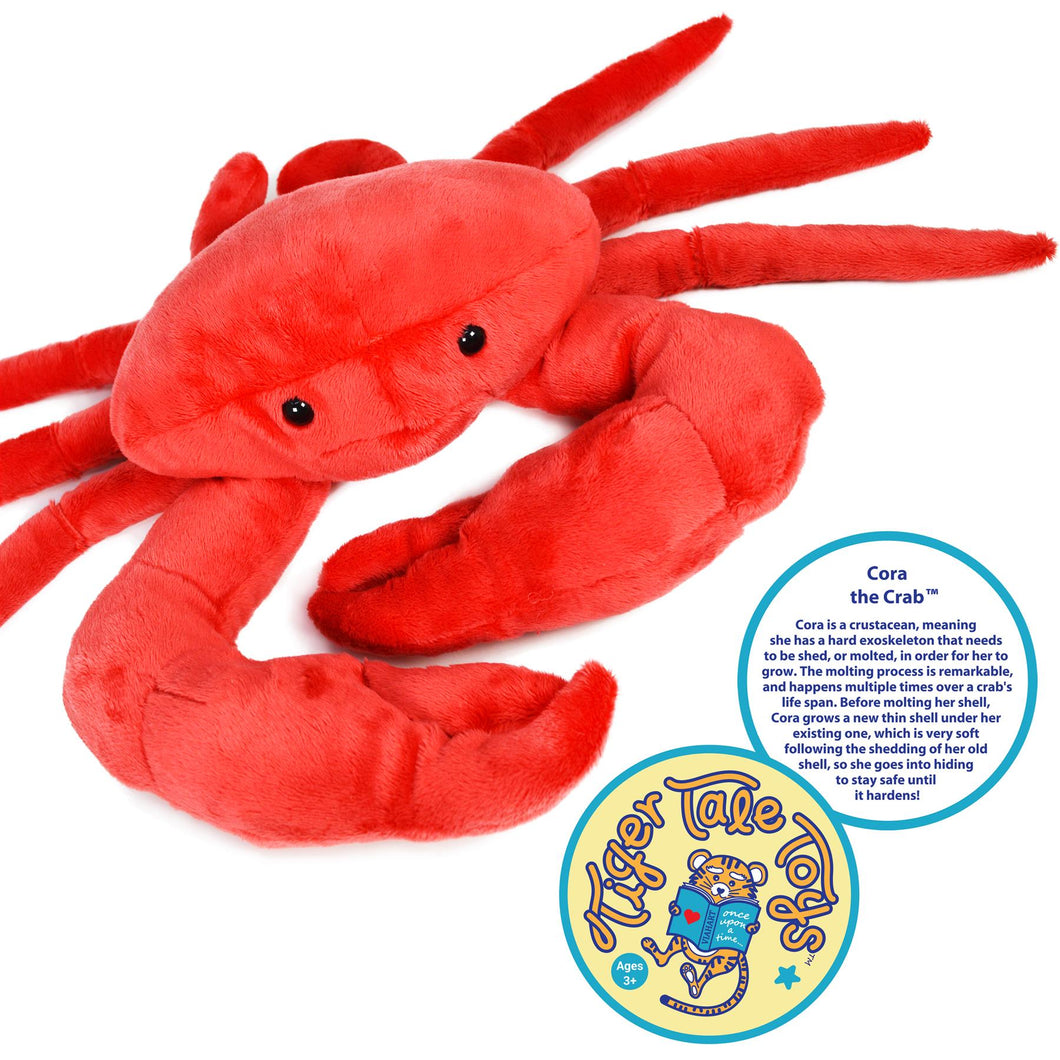 Cora The Crab | 18 Inch Stuffed Animal Plush