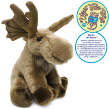 Load image into Gallery viewer, Martin The Moose | 11 Inch Stuffed Animal Plush | By Tiger Tale Toys
