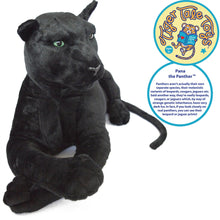 Load image into Gallery viewer, Pana The Black Panther | 42 Inch Stuffed Animal Plush | By TigerHart Toys
