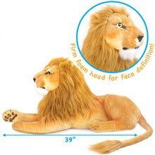 Load image into Gallery viewer, Lasodo The Lion | 39 Inch Stuffed Animal Plush
