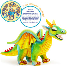 Load image into Gallery viewer, Drevnar The Dragon | 29 Inch Stuffed Animal Plush
