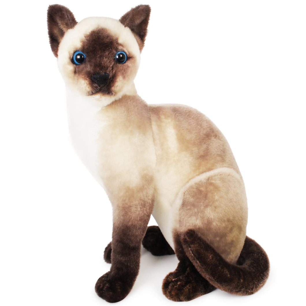 Stefan The Siamese Cat | 13 Inch Stuffed Animal Plush