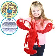 Load image into Gallery viewer, Lenora The Lobster | 15 Inch Stuffed Animal Plush
