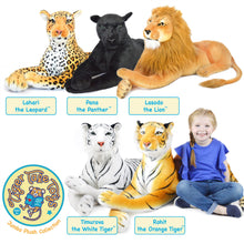 Load image into Gallery viewer, Lahari The Leopard | 42 Inch Stuffed Animal Plush
