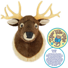 Load image into Gallery viewer, Evander The Elk Head | 25 Inch Stuffed Animal Plush
