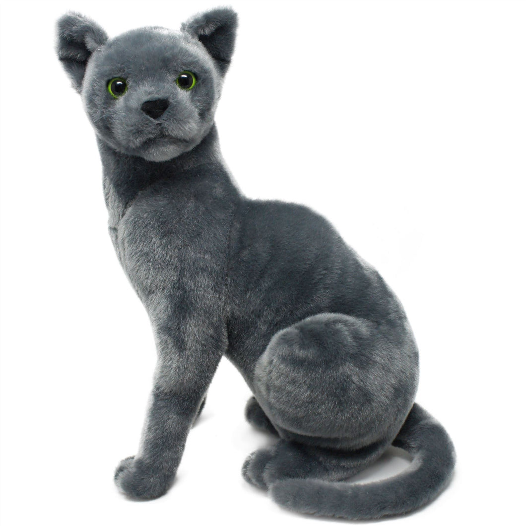 Rae The Russian Blue Cat | 13 Inch Stuffed Animal Plush