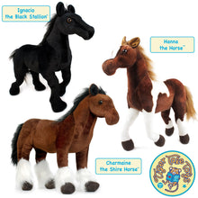 Load image into Gallery viewer, Hanna The Horse | 16 Inch Stuffed Animal Plush | By TigerHart Toys
