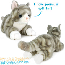 Load image into Gallery viewer, Gavin the Grey Tabby Cat | 13 Inch Stuffed Animal Plush
