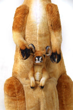 Load image into Gallery viewer, Kari the Kangaroo and Joey | 3 Foot Big Stuffed Animal Plush Roo | Shipping from Texas | By Tiger Tale Toys
