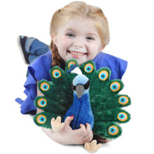 Load image into Gallery viewer, Pakhi The Peacock | 11 Inch Stuffed Animal Plush
