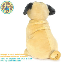 Load image into Gallery viewer, Princeton the Pug | 13 Inch Stuffed Animal Plush
