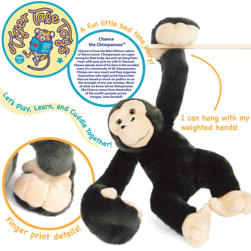 Chance The Chimpanzee | 15 Inch Stuffed Animal Plush