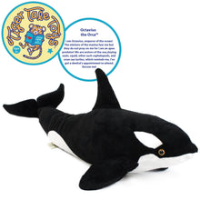 Load image into Gallery viewer, VIAHART Octavius The Orca Blackfish - 28 Inch Stuffed Animal Plush - by Tiger Tale Toys
