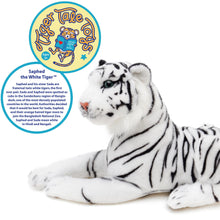 Load image into Gallery viewer, Saphed The White Tiger | 17 Inch Stuffed Animal Plush
